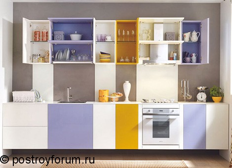 цветовая гамма кухни фото