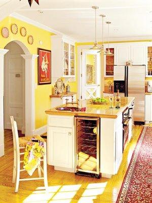 кухни желтого цвета фото